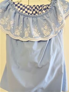 Adult Female Costumes to Hire - German - Light Blue top (size 36)  & Skirt